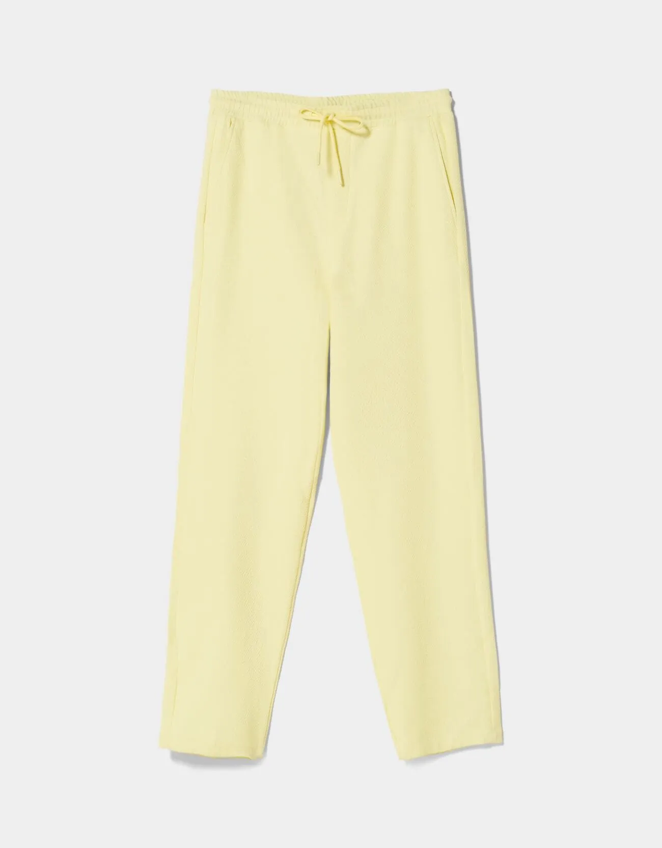 Wide Leg-Joggerhose mit Textur